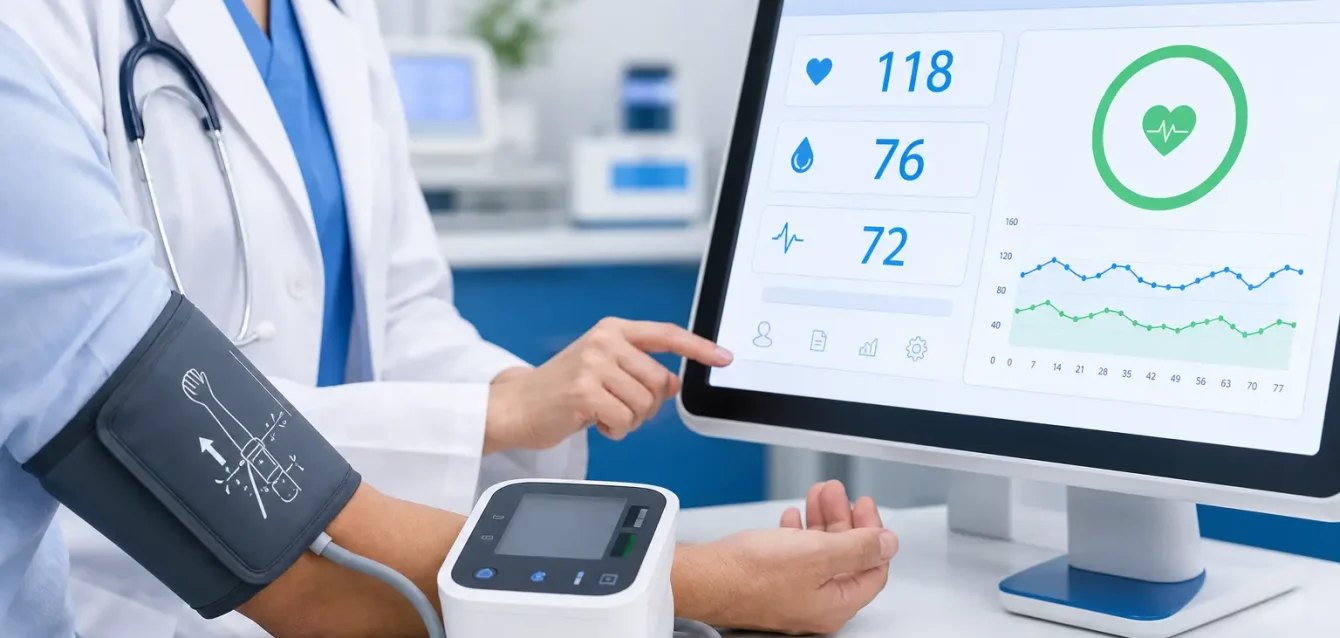 AI Blood Pressure Monitoring at Point of Care