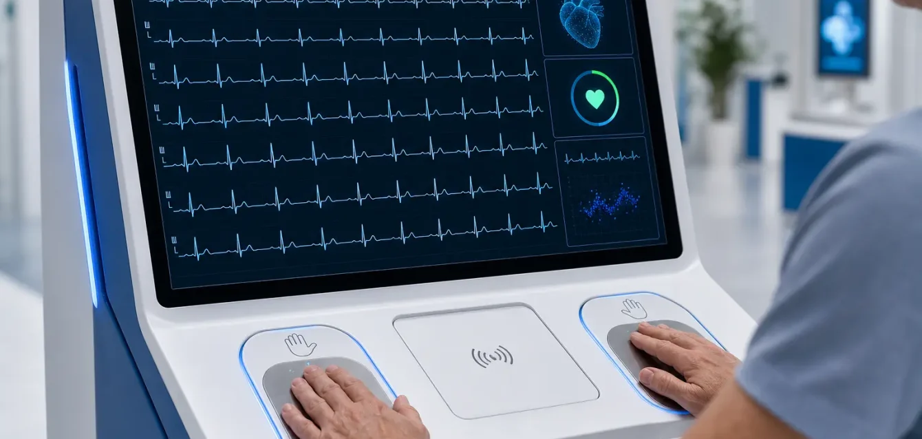 AI ECG Recording at Medical POI Station