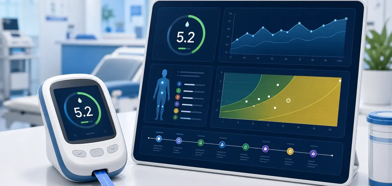 AI Blood Glucose Monitoring at Point of Care