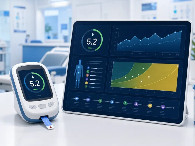 AI Blood Glucose Monitoring at Point of Care