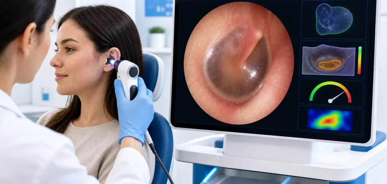 AI Otoscopy Digital Ear Examination at Medical POI