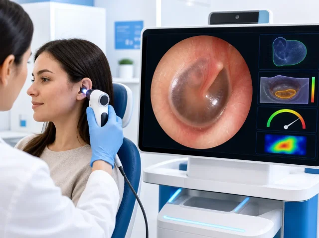 AI Otoscopy Digital Ear Examination at Medical POI