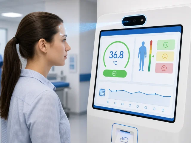 AI Body Temperature Measurement at Medical POI